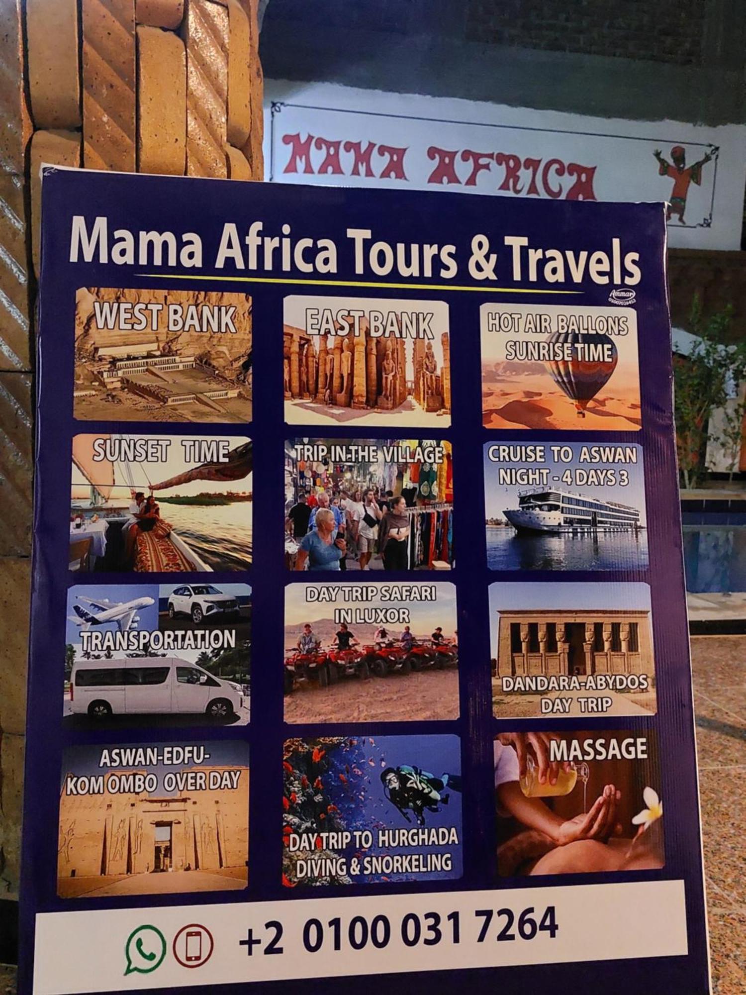 Mama Africa Apts & Studios Luxor Ngoại thất bức ảnh